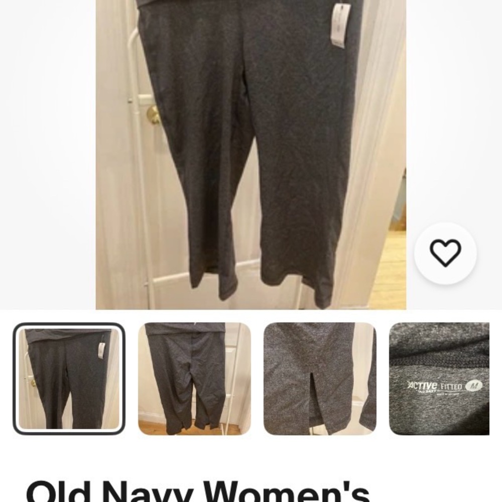 Old Navy Women's Dark Gray Legging capri medium new